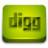 Digg Green 2 Icon